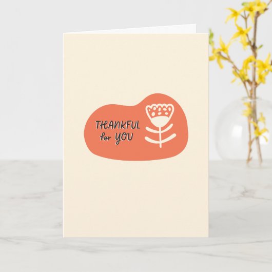 Thank for Youカード カード (黄色い花)