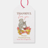 Thank for You Squirrel感謝祭 ギフトタグ (裏面)