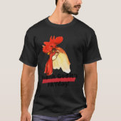 Thank God it s FRYday Rooster Chicken Tシャツ (正面)