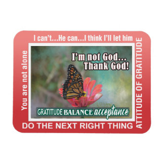 thank God  slogans butterflies Magnet マグネット