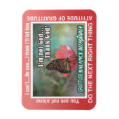 thank God  slogans butterflies Magnet マグネット (縦)