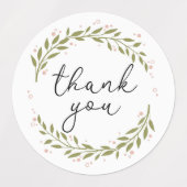Thank Greenery ラベル (デザイン2)