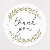 Thank Greenery ラベル (デザイン1)