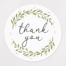 Thank Greenery ラベル