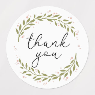 Thank Greenery ラベル