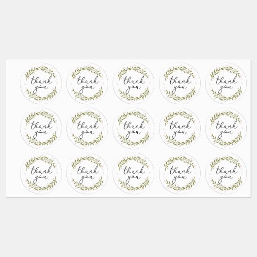 Thank Greenery ラベル (シート)
