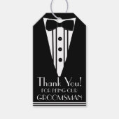 Thank Groomsman Tuxedo ギフトタグ (正面)