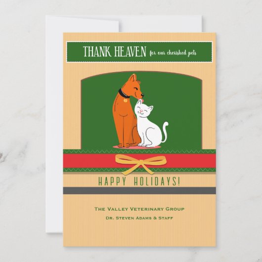 Thank Heaven for Pets Greeting Card シーズンカード (正面)