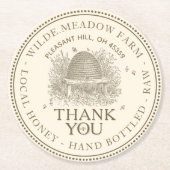 Thank Honey Skipプロモーションコースター ラウンドペーパーコースター (正面)
