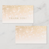Thank Insert金ゴールド《写真》ぼけ味Sparkleライト エンクロージャーカード (正面/裏面)