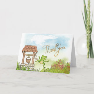 Thank Leap Frog Greeting Card サンキューカード