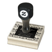 Thank Macrameビジネスロゴゴム印 ラバースタンプ (スタンプ)