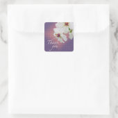 Thank Moth Mullein Wildflower スクエアシール (バッグ)