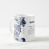 Thank Navy Balloons コーヒーマグカップ (正面左)