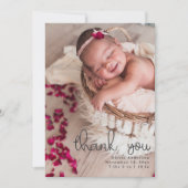 Thank Photos Script 生まれたばかりの Writhl 案内状 (正面)