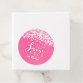 THANK SNOW MUCH PINK Birthday Party フェイバータグ (インサイチュ)