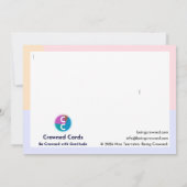 Thank the Physiotherapist サンキューカード (裏面)