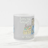 Thank to a black Male先生 フロストグラスマグカップ (正面右)