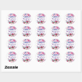 Thank Tulips Round Stickers ラウンドシール (シート)