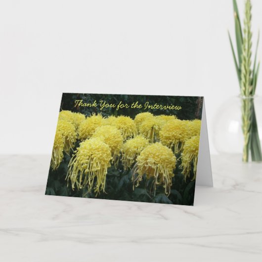 Thank Youインタビュー サンキューカード (正面)