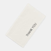 Thank Youカスタマイズ可能な文字シンプルテンプレートベージュ色 (コーナー)