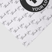 Thank Youカスタム Business Logo 薄葉紙 (詳細)