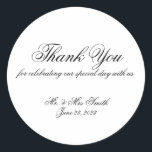 Thank Youシンプル Script ラウンドシール<br><div class="desc">Thank Youシンプル Script</div>