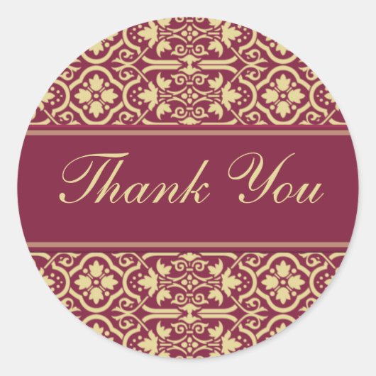 Thank Youシール ラウンドシール (正面)