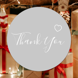 Thank Youスクリプトエレガント文字カスタムカラー ラウンドシール