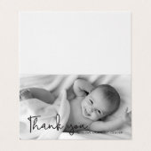 Thank youスクリプトベビー写真 (外部フラット)
