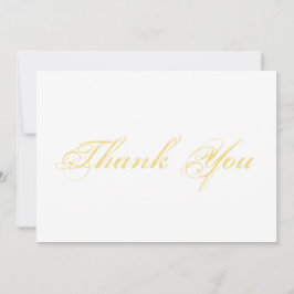 Thank Youスクリプトライト金ゴールドホワイトカーエレガントド