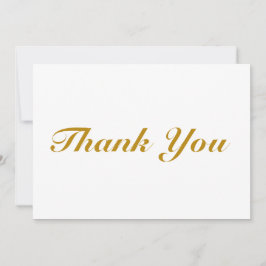 Thank Youスクリプトdark金ゴールドホワイトノートカエレガントード