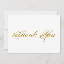 Thank Youスクリプトdark金ゴールドホワイトノートカエレガントード