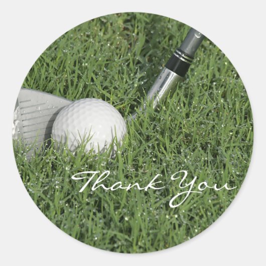 Thank Youスタンプ ラウンドシール (正面)