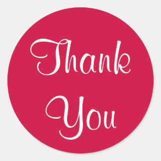 Thank Youスタンプ ラウンドシール