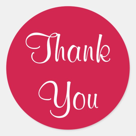 Thank Youスタンプ ラウンドシール (正面)