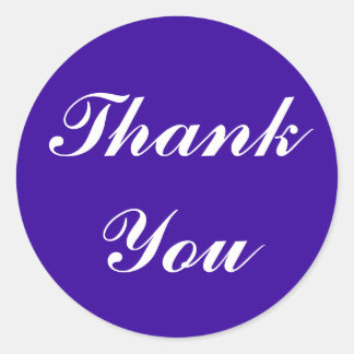 Thank Youスタンプ ラウンドシール