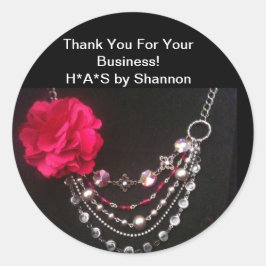 Thank Youスタンプ ラウンドシール