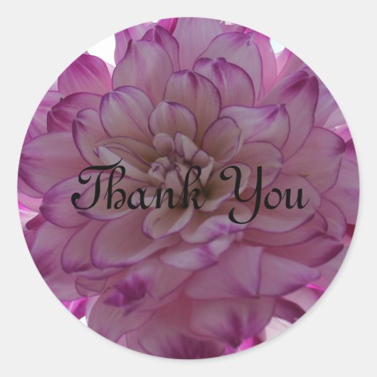 Thank Youスタンプ ラウンドシール (正面)