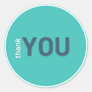 Thank Youスタンプ ラウンドシール