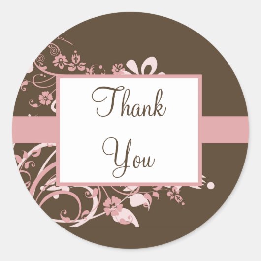 Thank Youスタンプ ラウンドシール (正面)