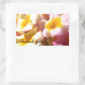 Thank Youスタンプ 長方形シール (バッグ)