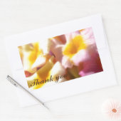 Thank Youスタンプ 長方形シール (封筒)