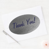 THANK YOUステッカー&芸術的ビジネスコレクション 楕円形シール (封筒)