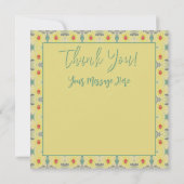 Thank Youデイジー カード (裏面)