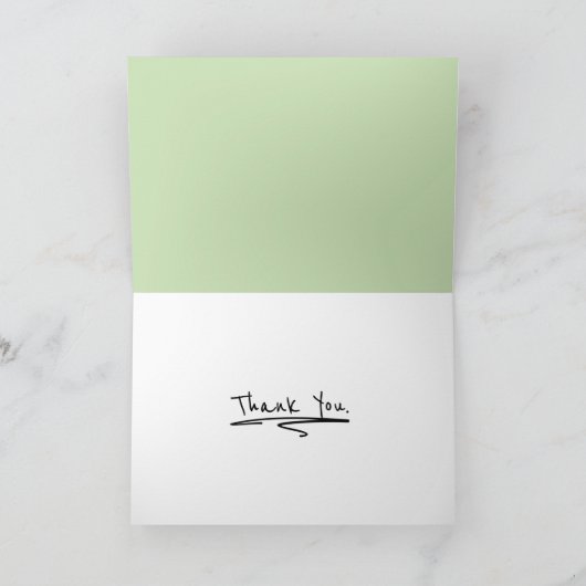 Thank Youデザイン カード (内部)