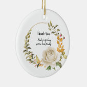 Thank Youデザイン セラミックオーナメント (右)