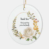 Thank Youデザイン セラミックオーナメント (左)