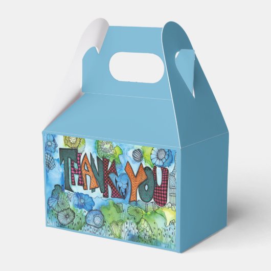 Thank Youトリートボックス フェイバーボックス (正面サイド)