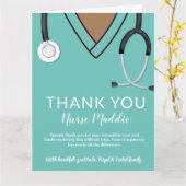 Thank Youナースとドクターカード カード (黄色い花)